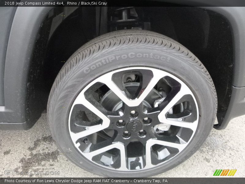 Rhino / Black/Ski Gray 2018 Jeep Compass Limited 4x4