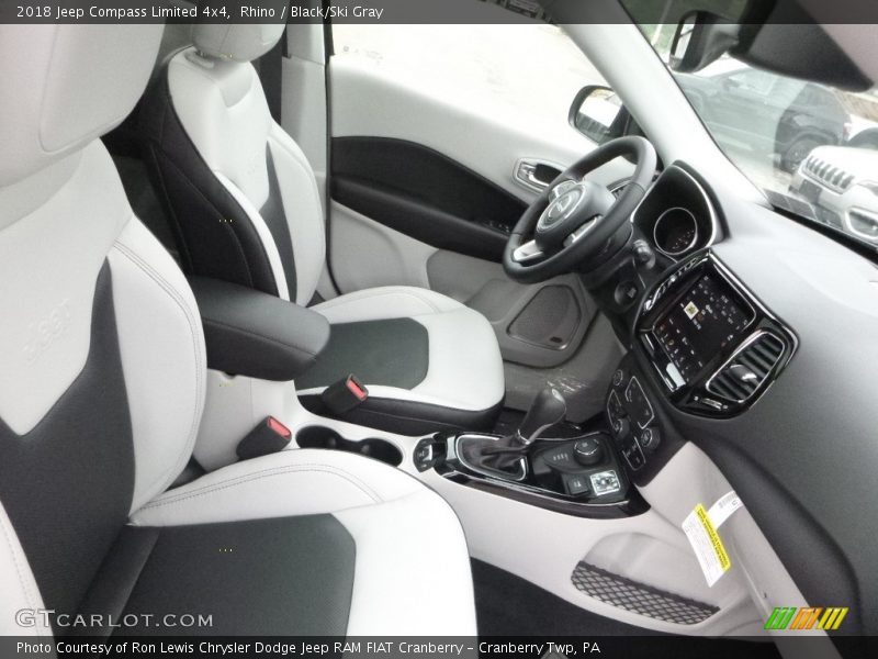 Rhino / Black/Ski Gray 2018 Jeep Compass Limited 4x4