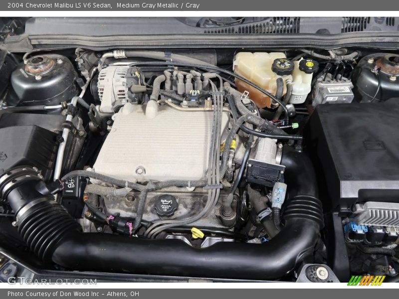 Medium Gray Metallic / Gray 2004 Chevrolet Malibu LS V6 Sedan
