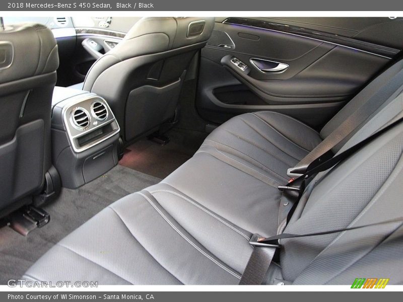 Black / Black 2018 Mercedes-Benz S 450 Sedan