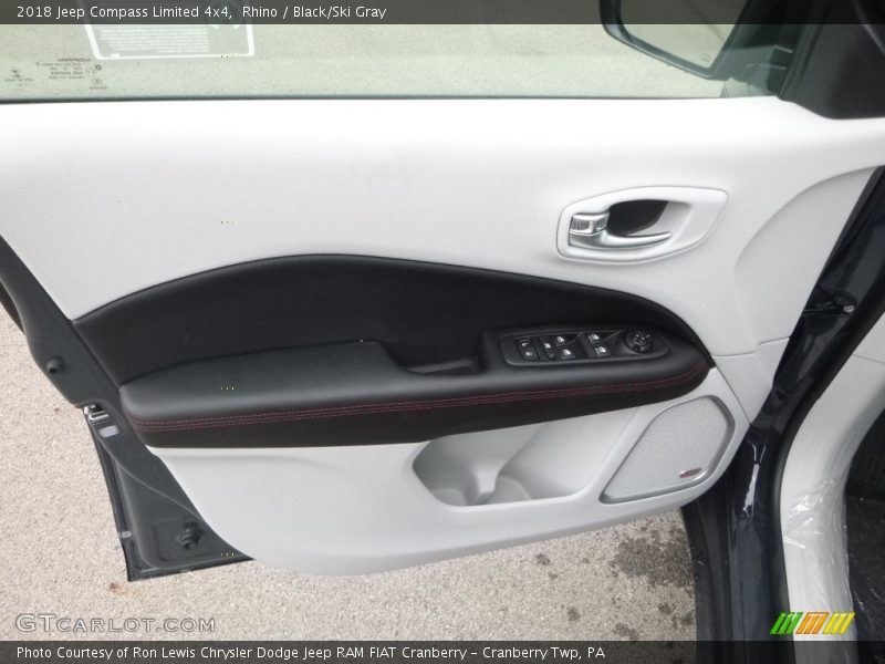 Rhino / Black/Ski Gray 2018 Jeep Compass Limited 4x4
