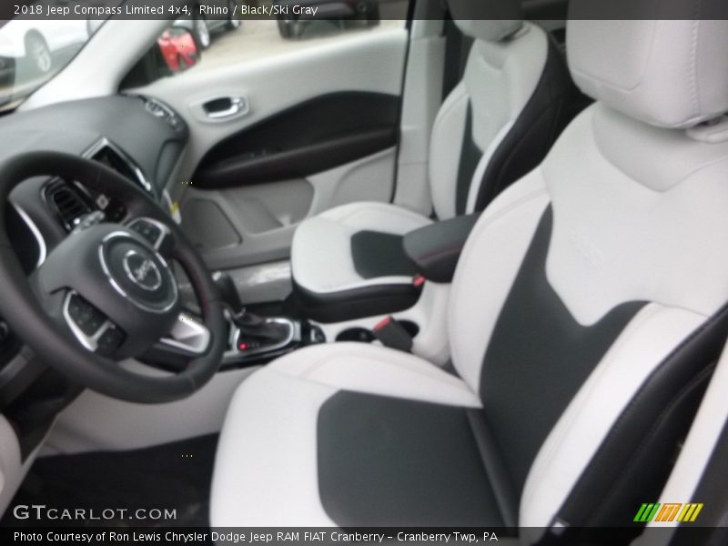 Rhino / Black/Ski Gray 2018 Jeep Compass Limited 4x4