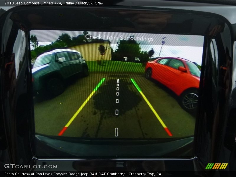 Rhino / Black/Ski Gray 2018 Jeep Compass Limited 4x4