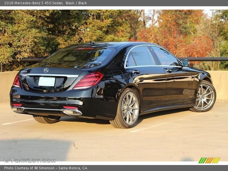 Black / Black 2018 Mercedes-Benz S 450 Sedan