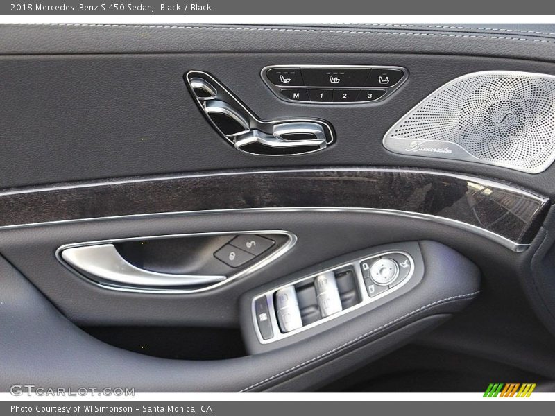 Black / Black 2018 Mercedes-Benz S 450 Sedan