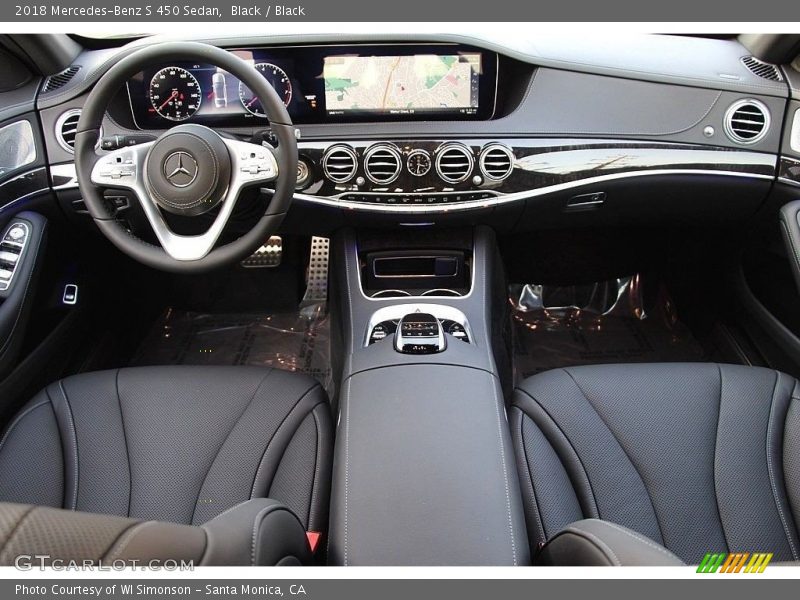 Black / Black 2018 Mercedes-Benz S 450 Sedan