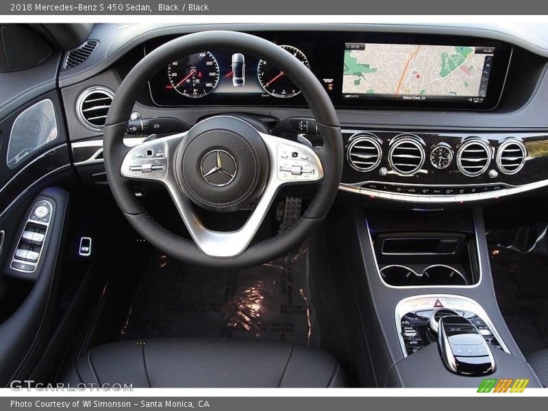 Black / Black 2018 Mercedes-Benz S 450 Sedan