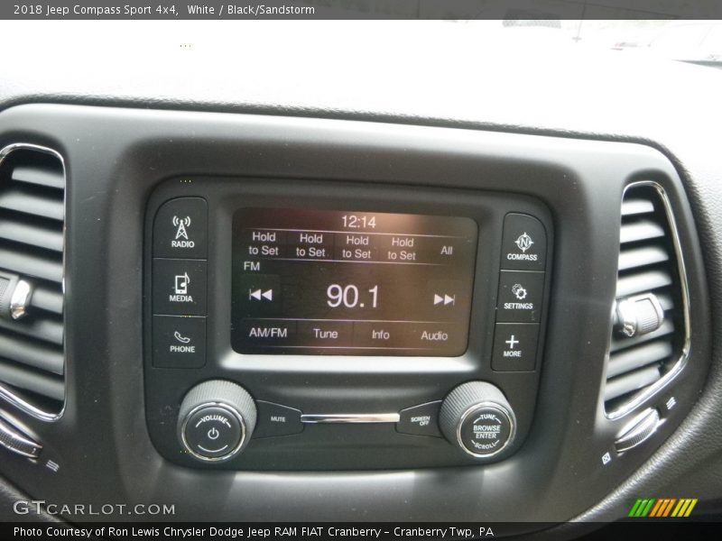 White / Black/Sandstorm 2018 Jeep Compass Sport 4x4