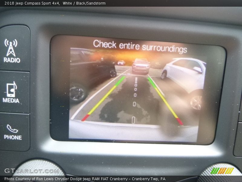 White / Black/Sandstorm 2018 Jeep Compass Sport 4x4