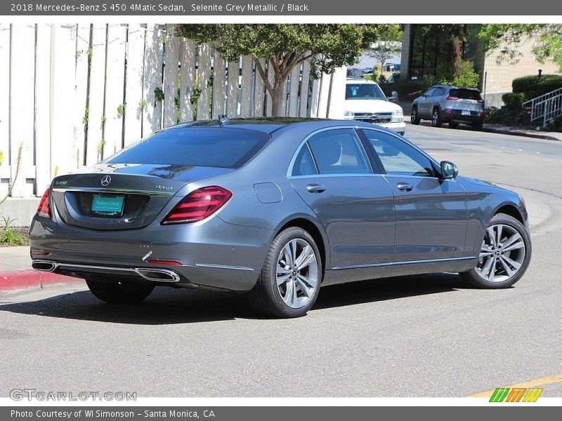 Selenite Grey Metallic / Black 2018 Mercedes-Benz S 450 4Matic Sedan