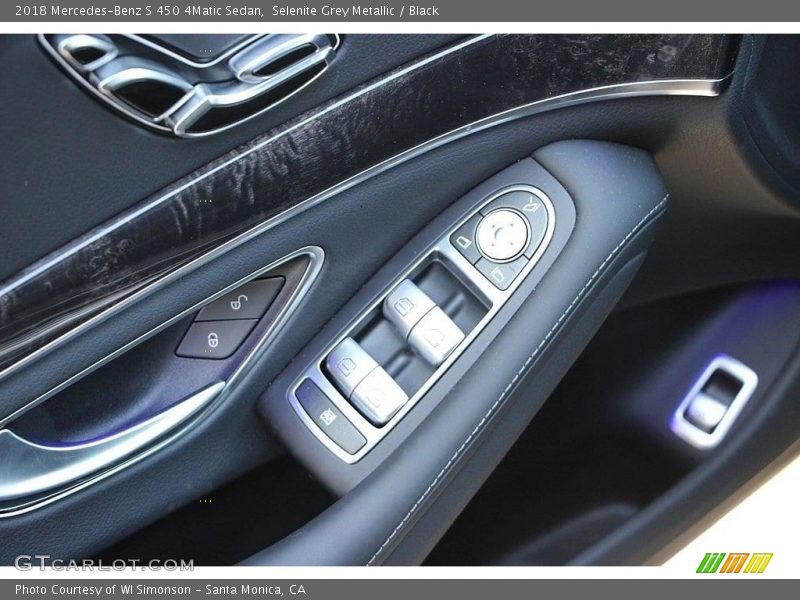 Selenite Grey Metallic / Black 2018 Mercedes-Benz S 450 4Matic Sedan