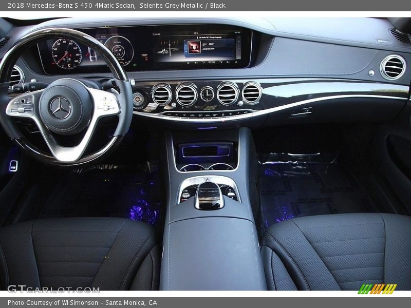 Selenite Grey Metallic / Black 2018 Mercedes-Benz S 450 4Matic Sedan