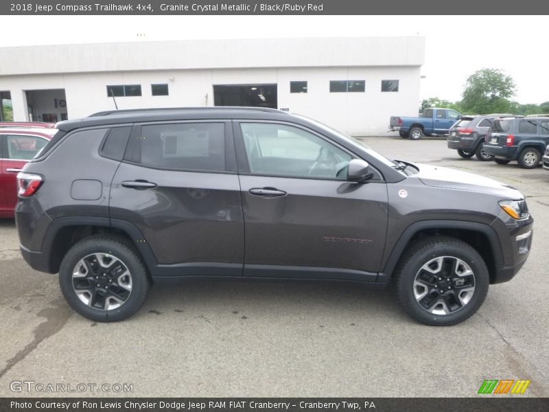 Granite Crystal Metallic / Black/Ruby Red 2018 Jeep Compass Trailhawk 4x4