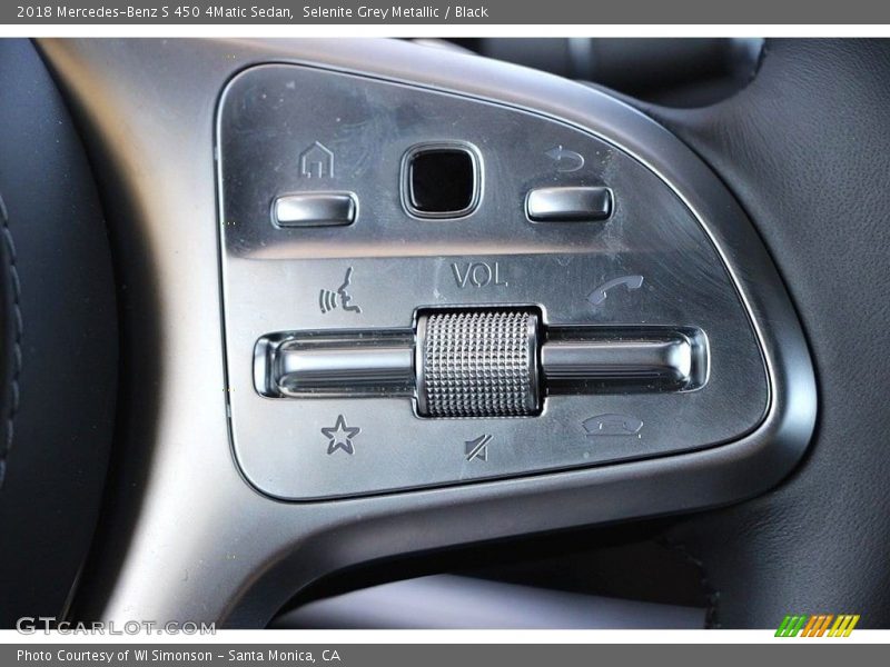 Selenite Grey Metallic / Black 2018 Mercedes-Benz S 450 4Matic Sedan