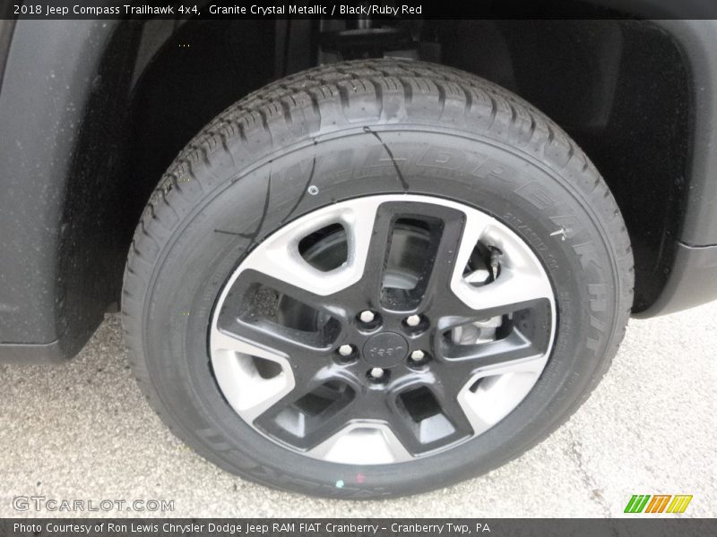 Granite Crystal Metallic / Black/Ruby Red 2018 Jeep Compass Trailhawk 4x4
