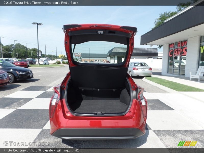 Hypersonic Red / Black 2016 Toyota Prius Three