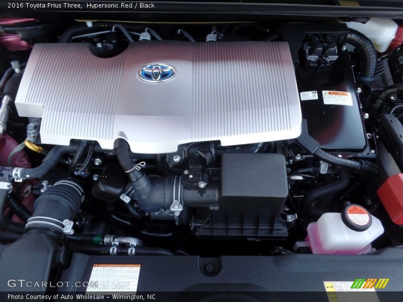 Hypersonic Red / Black 2016 Toyota Prius Three