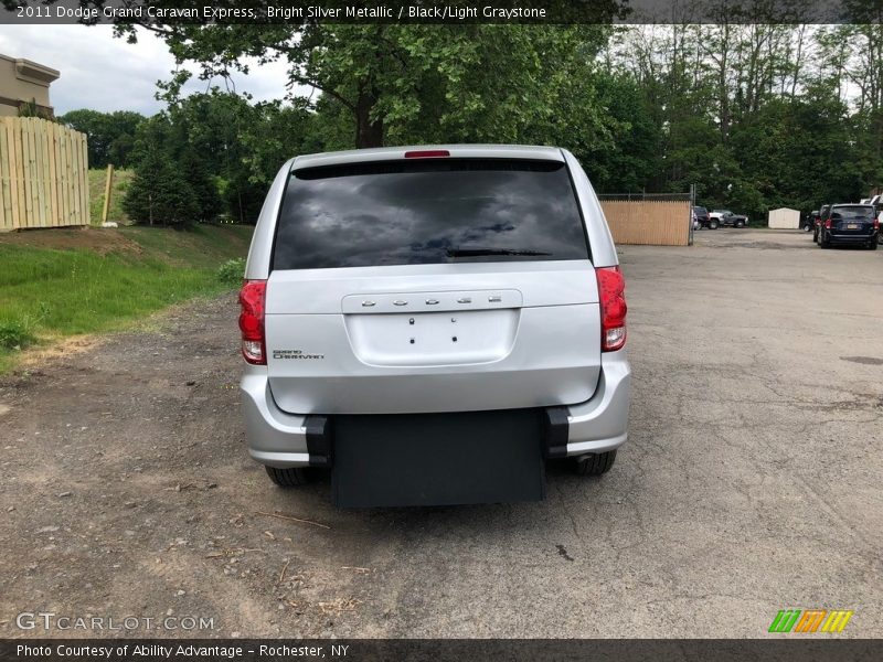 Bright Silver Metallic / Black/Light Graystone 2011 Dodge Grand Caravan Express