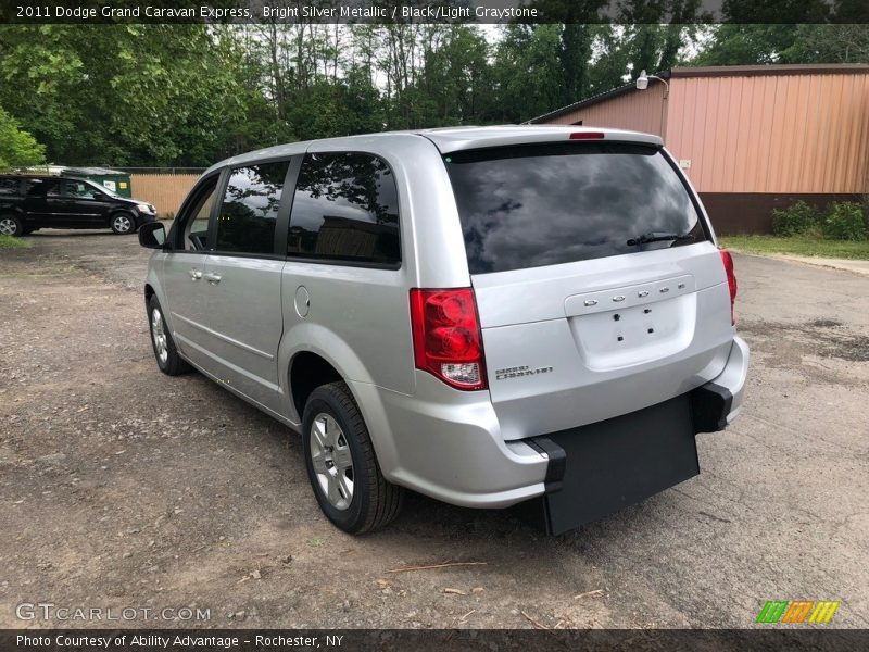 Bright Silver Metallic / Black/Light Graystone 2011 Dodge Grand Caravan Express