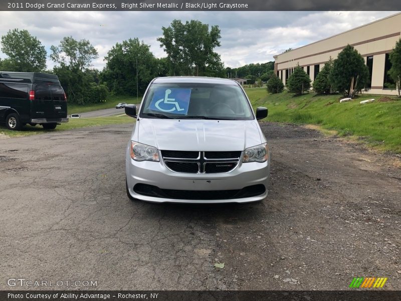 Bright Silver Metallic / Black/Light Graystone 2011 Dodge Grand Caravan Express