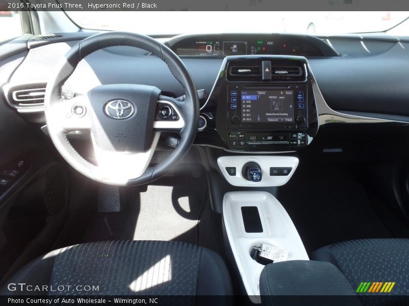 Hypersonic Red / Black 2016 Toyota Prius Three
