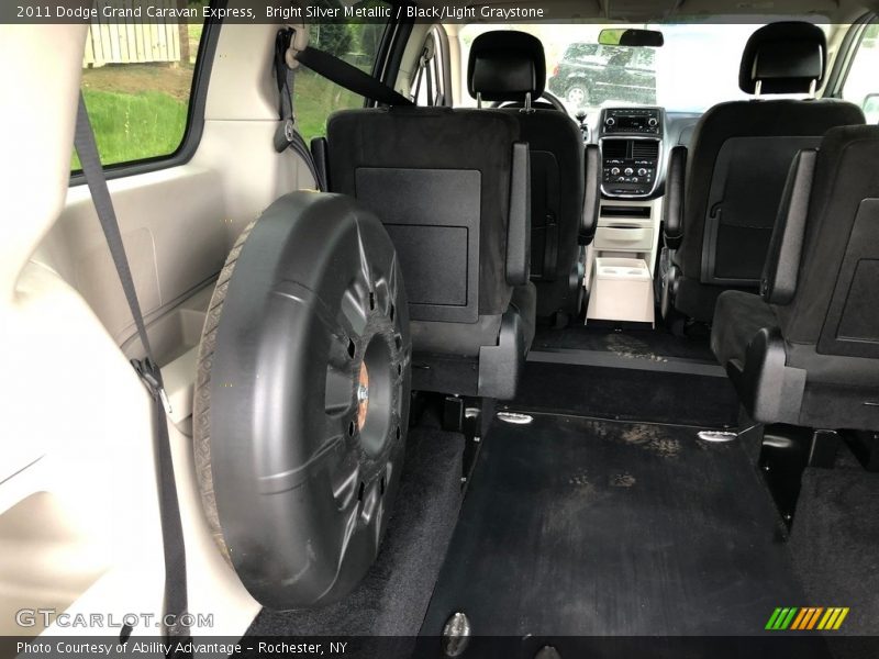 Bright Silver Metallic / Black/Light Graystone 2011 Dodge Grand Caravan Express