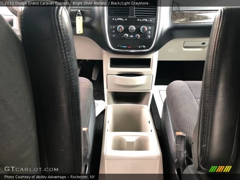 Bright Silver Metallic / Black/Light Graystone 2011 Dodge Grand Caravan Express
