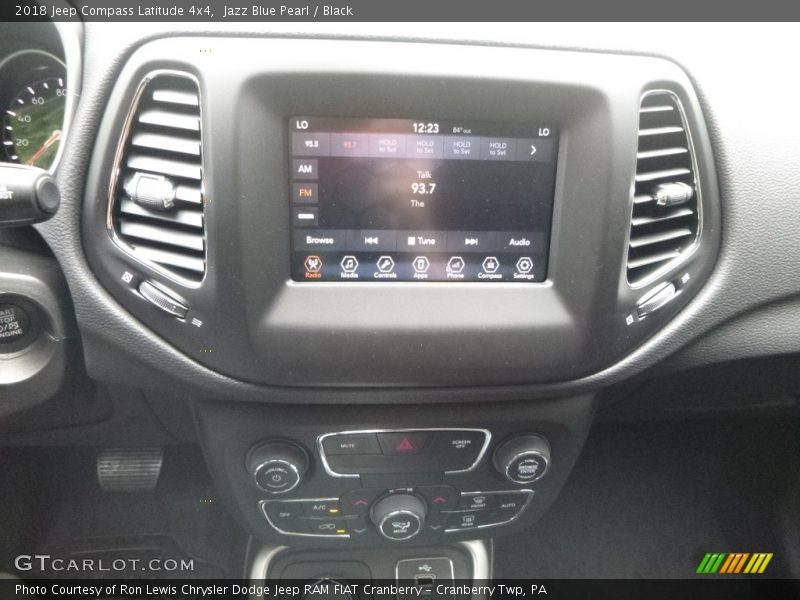 Jazz Blue Pearl / Black 2018 Jeep Compass Latitude 4x4