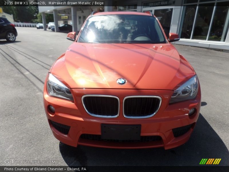 Marrakesh Brown Metallic / Beige 2015 BMW X1 xDrive28i