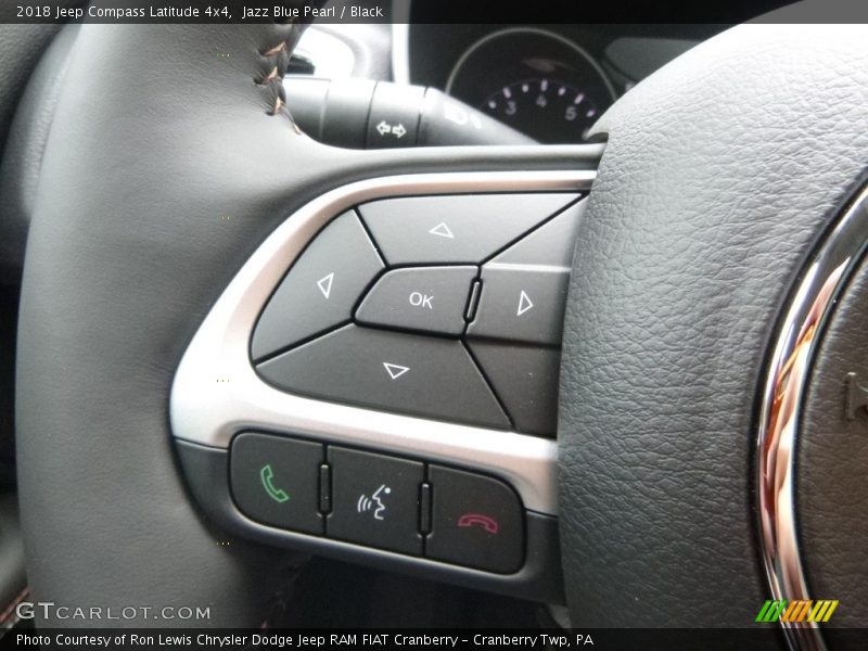 Jazz Blue Pearl / Black 2018 Jeep Compass Latitude 4x4