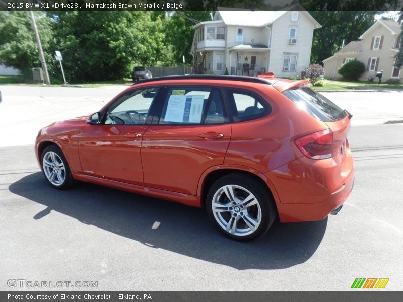 Marrakesh Brown Metallic / Beige 2015 BMW X1 xDrive28i