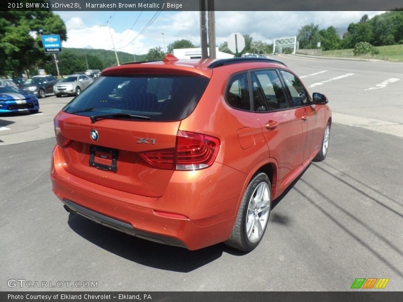 Marrakesh Brown Metallic / Beige 2015 BMW X1 xDrive28i