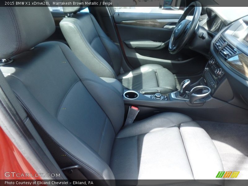 Marrakesh Brown Metallic / Beige 2015 BMW X1 xDrive28i