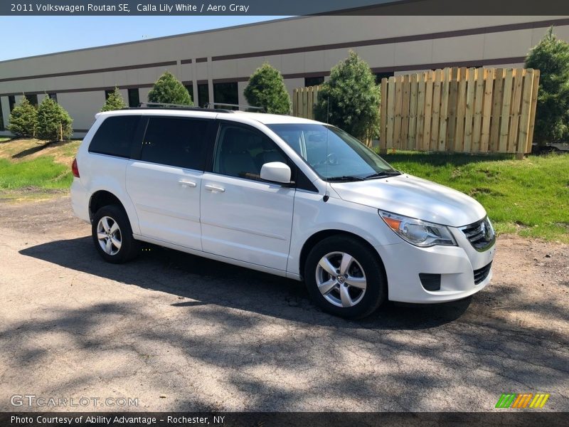 Calla Lily White / Aero Gray 2011 Volkswagen Routan SE