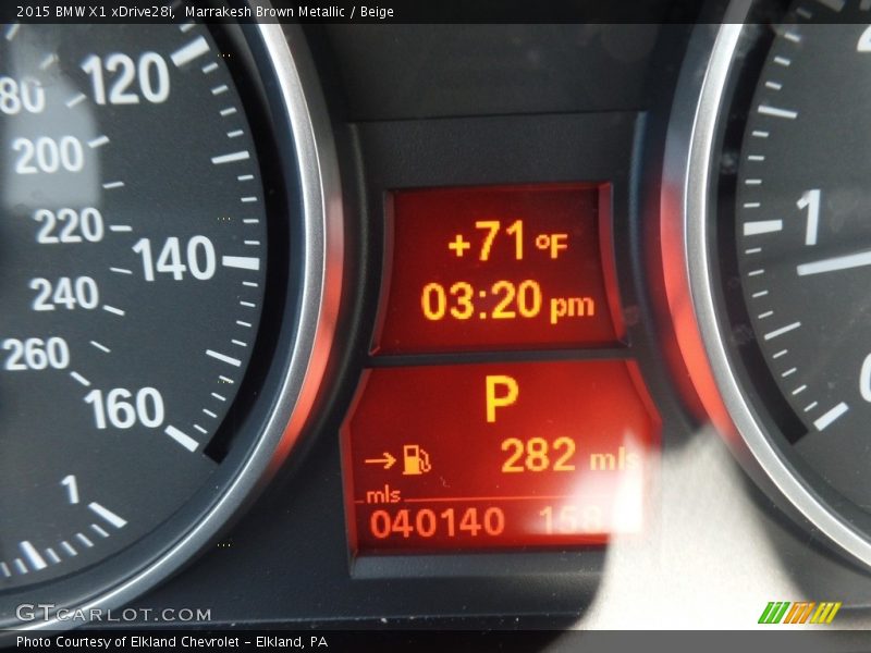 Marrakesh Brown Metallic / Beige 2015 BMW X1 xDrive28i