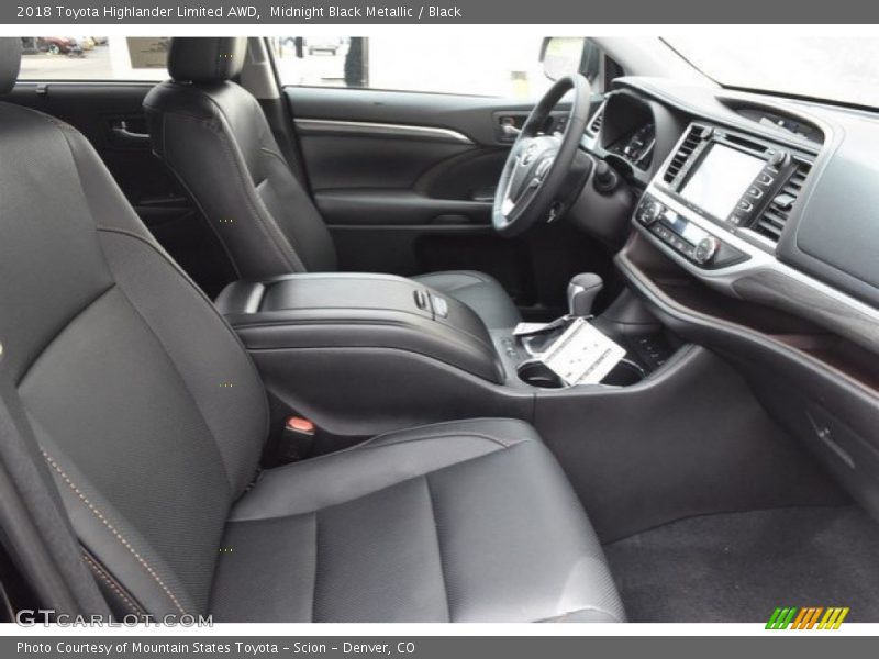 Midnight Black Metallic / Black 2018 Toyota Highlander Limited AWD
