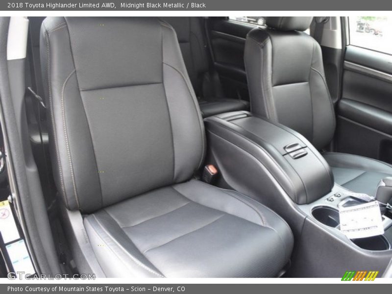 Midnight Black Metallic / Black 2018 Toyota Highlander Limited AWD