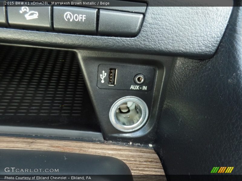 Marrakesh Brown Metallic / Beige 2015 BMW X1 xDrive28i