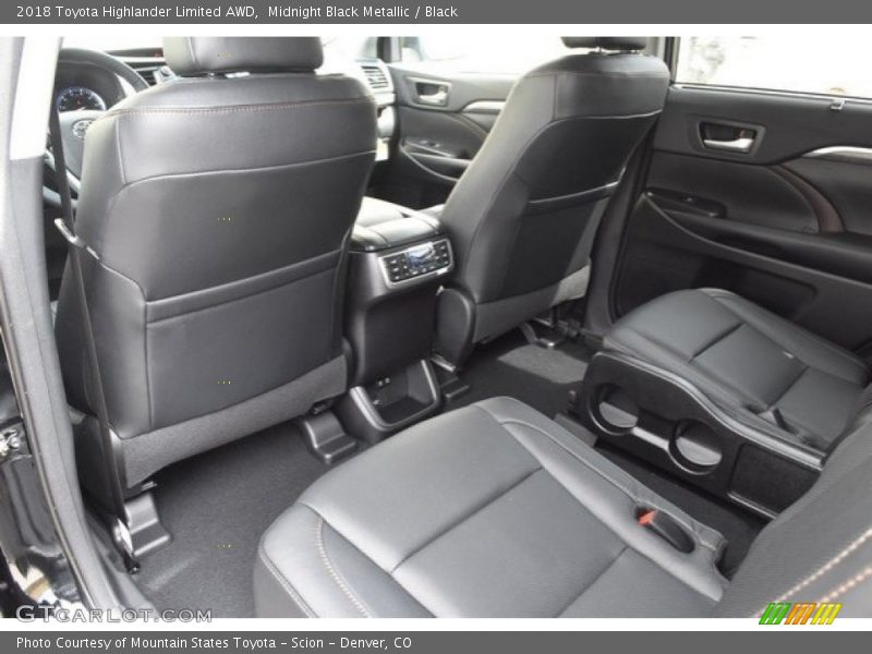 Midnight Black Metallic / Black 2018 Toyota Highlander Limited AWD