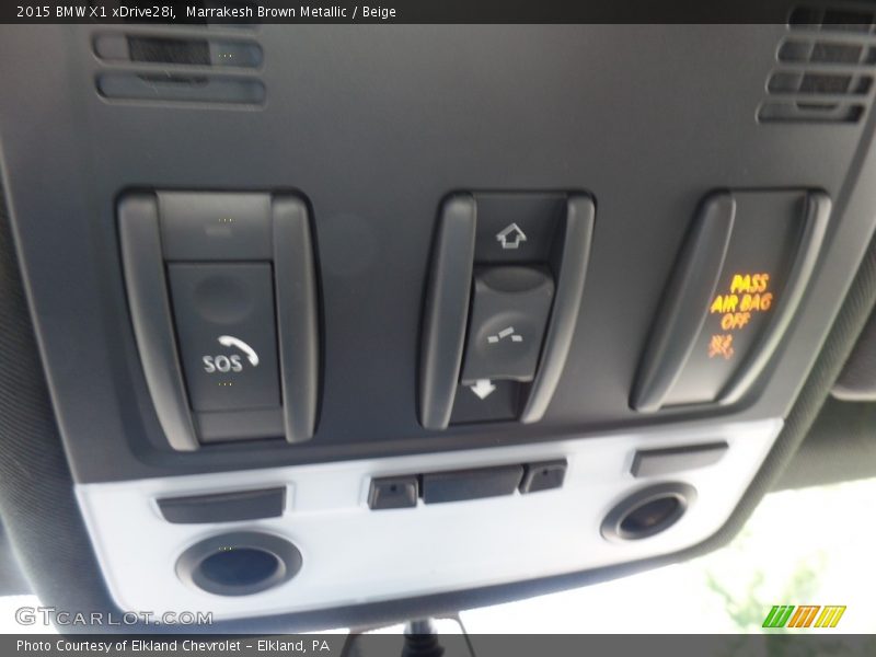 Marrakesh Brown Metallic / Beige 2015 BMW X1 xDrive28i