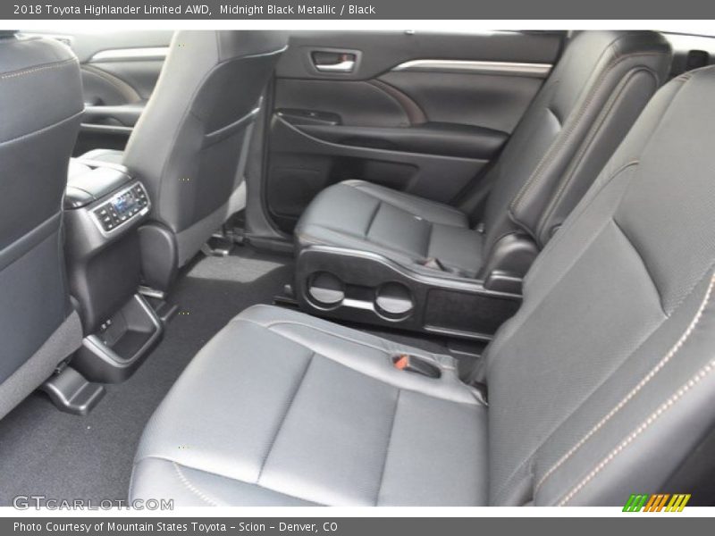 Midnight Black Metallic / Black 2018 Toyota Highlander Limited AWD