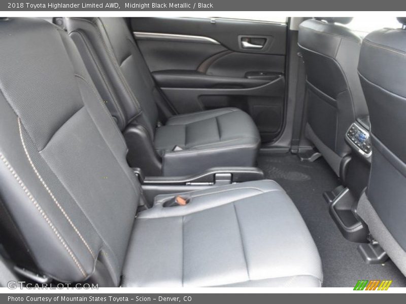Midnight Black Metallic / Black 2018 Toyota Highlander Limited AWD
