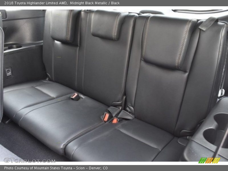 Midnight Black Metallic / Black 2018 Toyota Highlander Limited AWD
