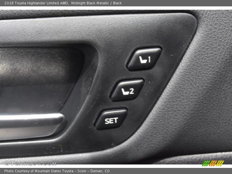 Midnight Black Metallic / Black 2018 Toyota Highlander Limited AWD