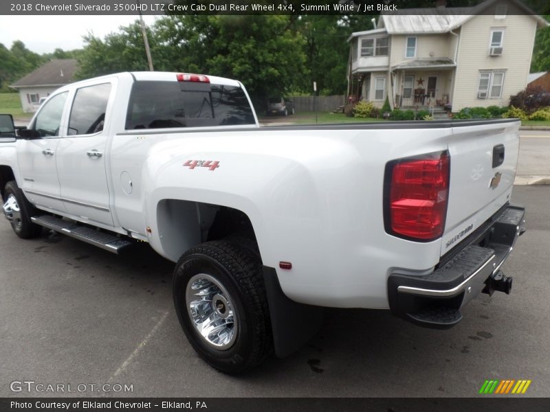 Summit White / Jet Black 2018 Chevrolet Silverado 3500HD LTZ Crew Cab Dual Rear Wheel 4x4