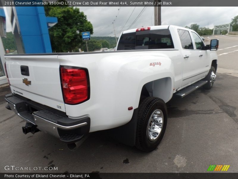 Summit White / Jet Black 2018 Chevrolet Silverado 3500HD LTZ Crew Cab Dual Rear Wheel 4x4