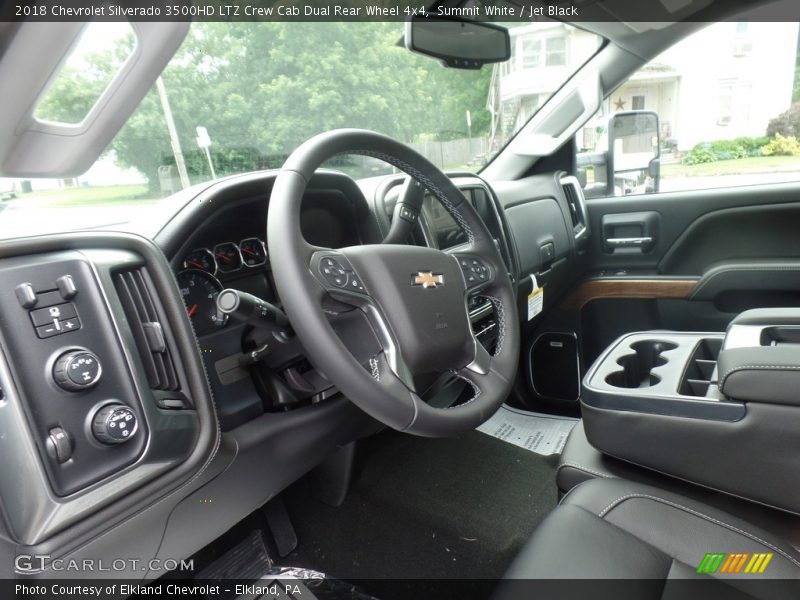 Summit White / Jet Black 2018 Chevrolet Silverado 3500HD LTZ Crew Cab Dual Rear Wheel 4x4