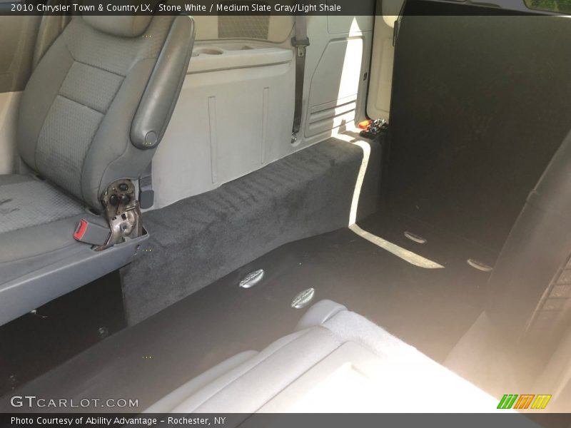 Stone White / Medium Slate Gray/Light Shale 2010 Chrysler Town & Country LX