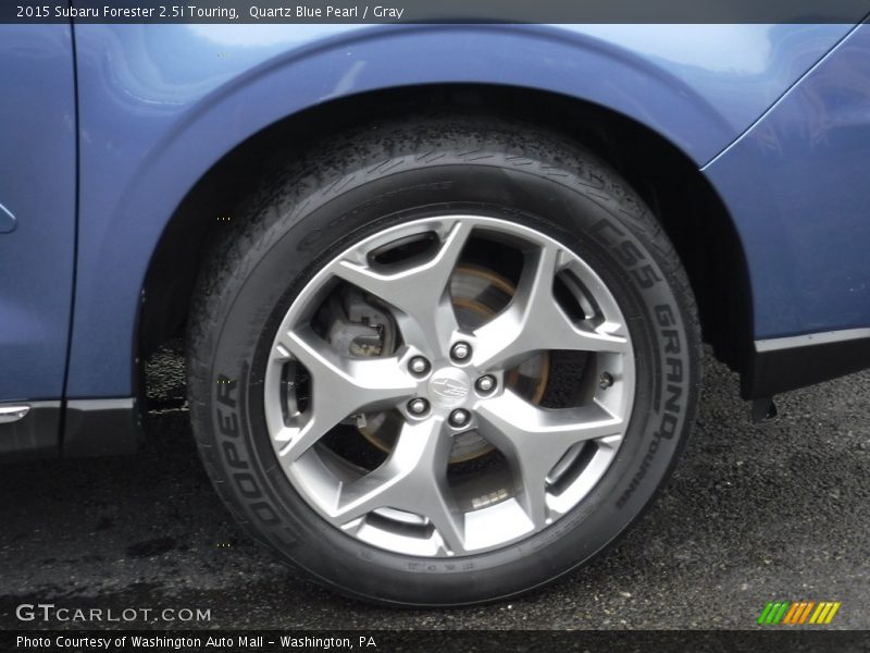 Quartz Blue Pearl / Gray 2015 Subaru Forester 2.5i Touring