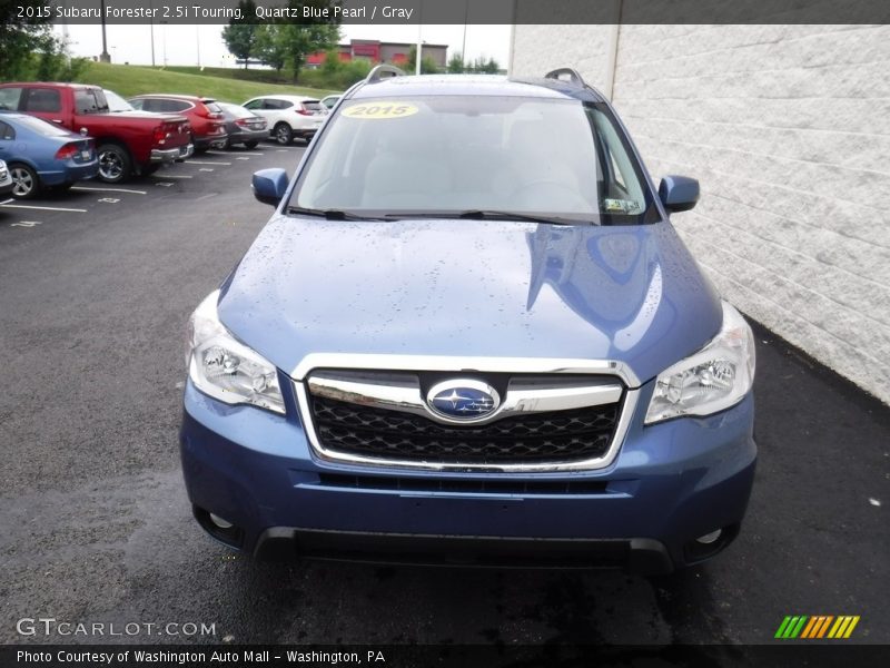 Quartz Blue Pearl / Gray 2015 Subaru Forester 2.5i Touring